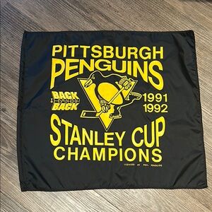 VTG Pittsburgh Penguins Stanley Cup Champions Flag